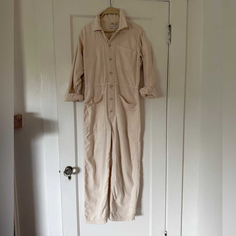 Madewell x As Ever Vintage-Inspired Coveralls Jumpsuit – Cloud Lining XS - Picture 5 of 8